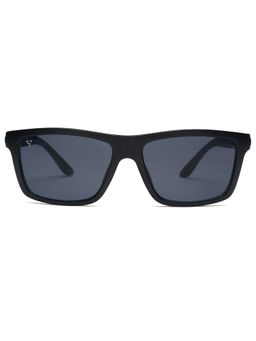 SunVoir - Polycarbonate Sunglass UV 400 Grey Lens Men & Women Rectangle Sunglasses - SUNVOIR-014-C4