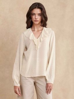 RAREISM - Women Beige Solid Top