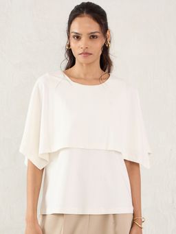 Femmella - Women White Solid Top