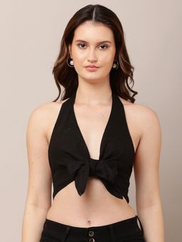 NOBARR - Women Black Solid Top