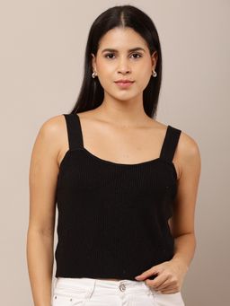 NOBARR - Women Black Solid Top