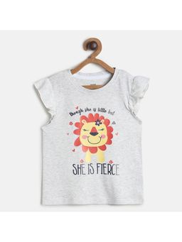 MINI KLUB - Kids Girls Grey Knit Top