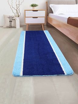 Saral Home - Soft Microfiber Anti-Skid Multipurpose Runner-Blue-60X140 Cms