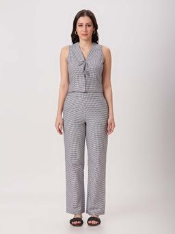 PEACH & PANDA - Gingham Front Knot Co-Ord (Set of 2)