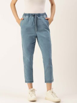 De Moza - Ice Blue Women's Casual Pant