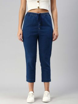 De Moza - Mid Blue Women's Casual Joggers