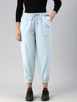 De Moza - Ice Blue Women's Casual Joggers