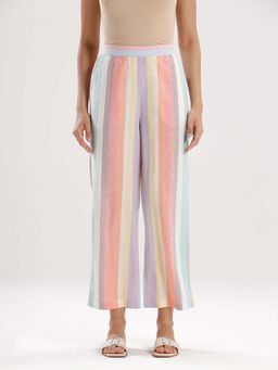 De Moza - Multi-Colour Women's Casual Palazzo