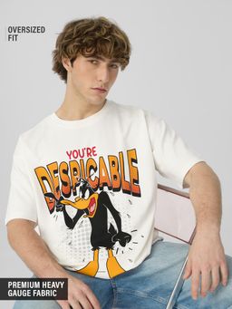 The Souled Store - Official Daffy Duck Despicable Men Oversized T-Shirt