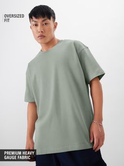 The Souled Store - Originals Celadon Men Oversized T-Shirt
