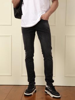 WROGN - Black Light Fade Slim Tapered Jeans
