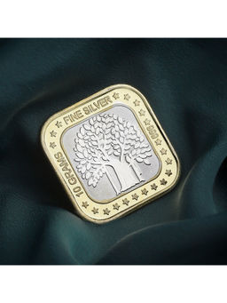 PANASH - Pure Silver Queen Square 999 Dual-Tone 10gm Coin