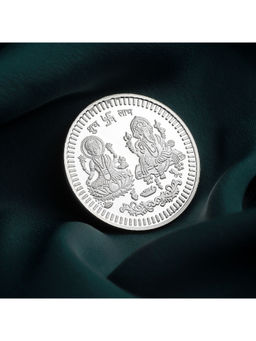 PANASH - Laxmi and Ganesha Designed 10gm 999 Pure Silver Coin