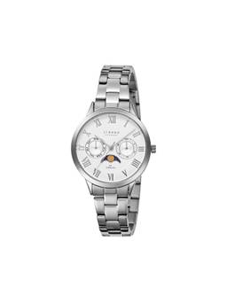 Strand by Obaku - Moon Mini Moonphase Multifunction White Round Dial Womens Watch - S728LMCISC