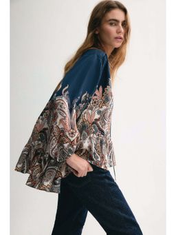 H&M - Women Multi-Color Oversized Top