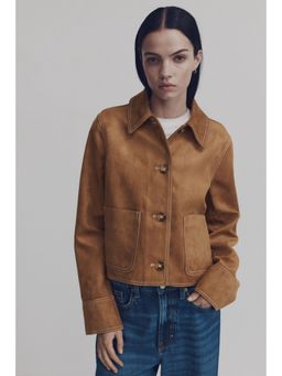 H&M - Women Beige Collared Jacket