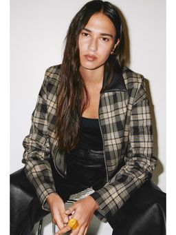 H&M - Women Beige Collared Jacket