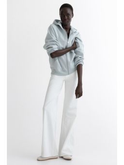 H&M - Women Blue Zip-Through Hoodie