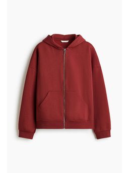 H&M - Women Red Zip-Through Hoodie
