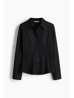 H&M - Women Black Fitted Shirt