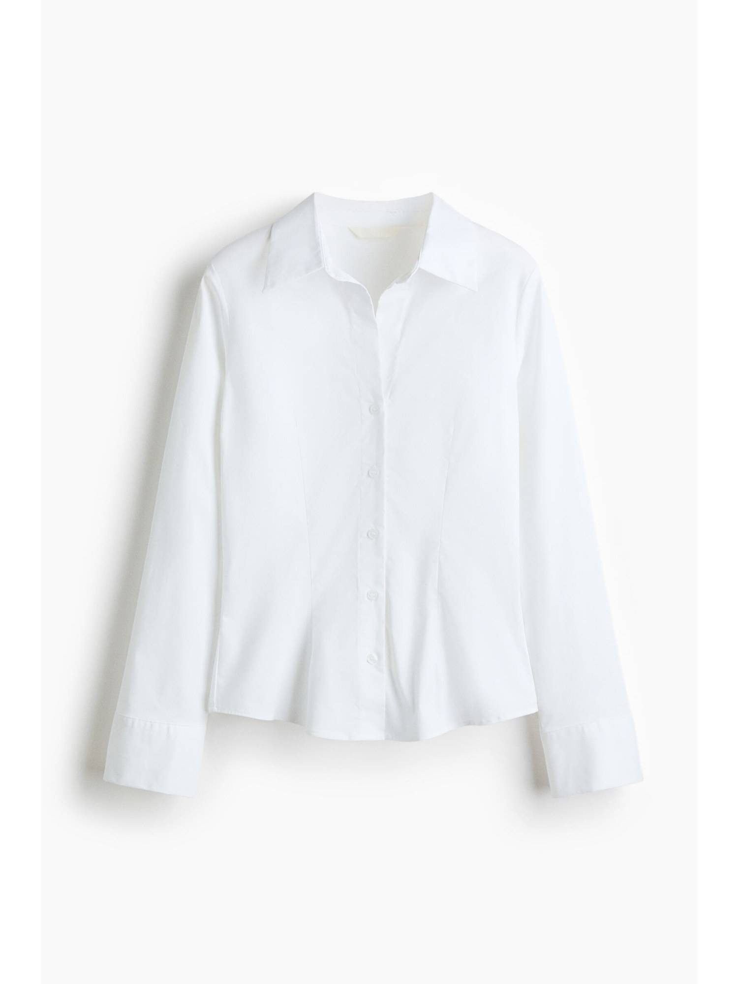 Women White Fitted Shirt