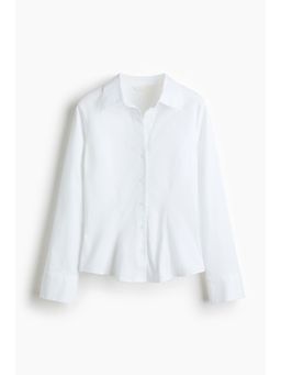 H&M - Women White Fitted Shirt
