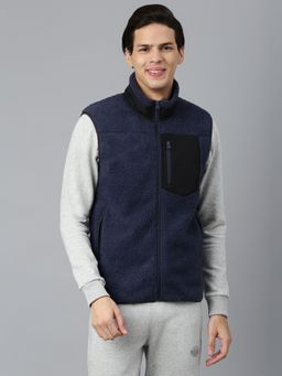 WOODLAND - Self Design Sweatshirt Navy Blue