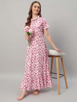 SEPHANI - Women Pink Nightdress