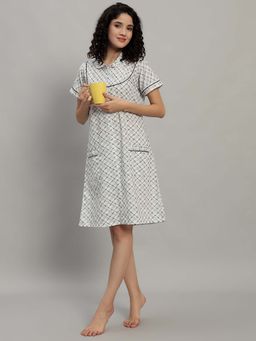 SEPHANI - Women Black Nightdress