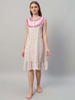 SEPHANI - Women Pink Nightdress