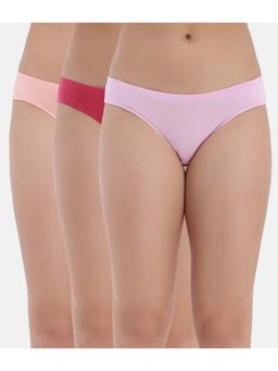 Zivame - Low Rise Full Coverage Brief Panty - Multi-Color (Pack of 3)