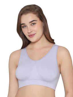 Wacoal - Women's Firm Fit Padded Non-Wired Full Cup Seamless Slip-On Bralette-Lavender