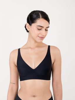 Shapercult - Skyn Plunge Bra-Black