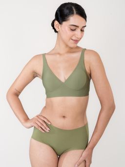 Shapercult - Skyn Plunge Bra-Green