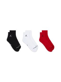 Nike - Unisex Jordan One Quarter Socks (Pack Of 3)