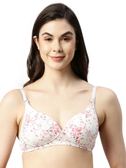 Enamor - Perfect Plunge Detachable Straps Padded Wirefree Medium Coverage T-Shirt Bra F023