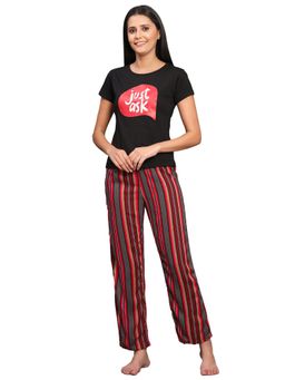 Bstories - Pyjama For Women-Pink Printed