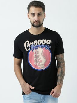 Huetrap - Mens Black Short Sleeve T-Shirt