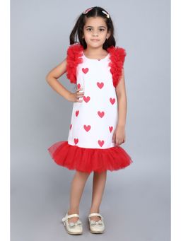 Pink Chick - Red Printed Dress