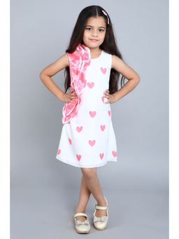 Pink Chick - Coral Printed Dress