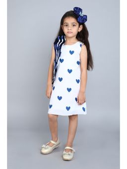 Pink Chick - Navy Blue Printed Dress