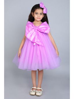 Pink Chick - Lavender Solid Dress