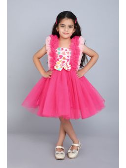 Pink Chick - Pink Printed Dress