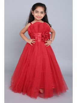 Pink Chick - Red Solid Gown