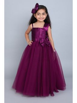 Pink Chick - Purple Solid Gown