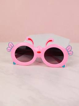 DukieKooky - Black UV Protected Oval Sunglasses (Dksg640A) (3-12 Years)