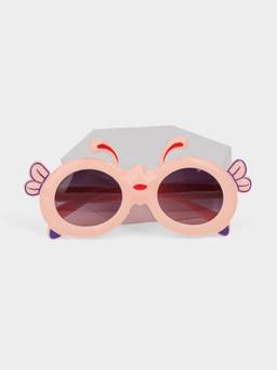 DukieKooky - Black UV Protected Oval Sunglasses (Dksg640B) (3-12 Years)