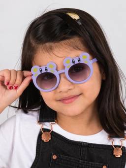 DukieKooky - Purple UV Protected Round Sunglasses (Dksg651E_Dksg651F) (Pack Of 2) (3-12 Years)