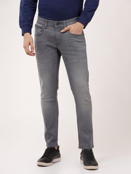 Lee - Men Grey Eric Skinny Fit Mid Rise No Fade Jeans