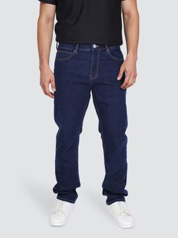 Lee - Men Navy Blue Mick Comfort Fit Mid Rise No Fade Jeans